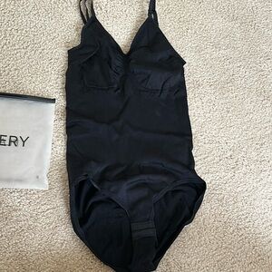 Luxmery Black Compression Bodysuit